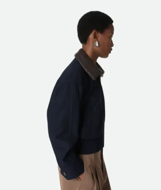 Blouson i bomullstwill