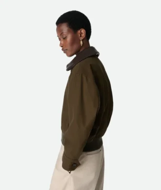 Blouson i bomullstwill