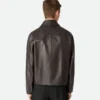 Blouson i glansigt läder Blouson i glansigt läder