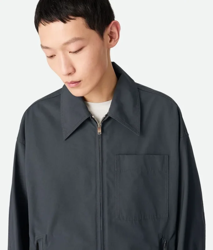 Blouson i hartsbehandlad bomull Blouson i hartsbehandlad bomull
