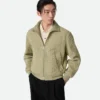 Blouson i Intrecciato-mönstrat mocka Blouson i Intrecciato-mönstrat mocka