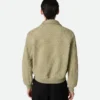 Blouson i Intrecciato-mönstrat mocka Blouson i Intrecciato-mönstrat mocka