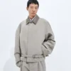 Blouson i melerad ull Blouson i melerad ull