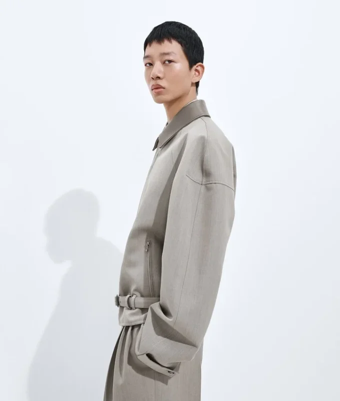 Blouson i melerad ull Blouson i melerad ull
