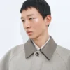 Blouson i melerad ull Blouson i melerad ull