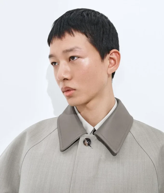 Blouson i melerad ull Blouson i melerad ull