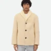 Blouson i merinoull och fårskinn Blouson i merinoull och fårskinn
