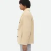 Blouson i merinoull och fårskinn Blouson i merinoull och fårskinn