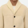 Blouson i merinoull och fårskinn Blouson i merinoull och fårskinn