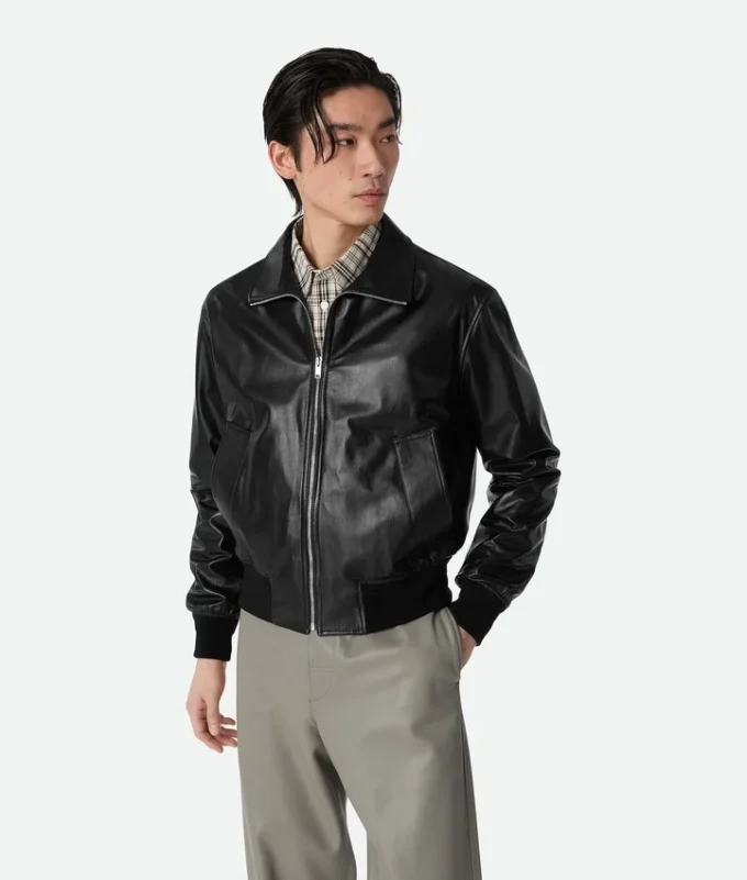 Blouson i nappaläder Blouson i nappaläder