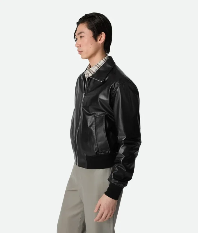 Blouson i nappaläder Blouson i nappaläder