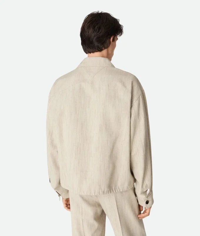 Blouson i viskos och siden Blouson i viskos och siden