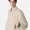 Blouson i viskos och siden Blouson i viskos och siden