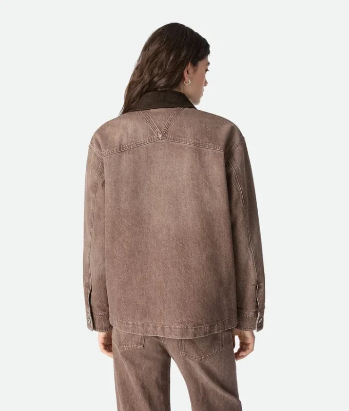 Brun denimjackor Brun denimjackor