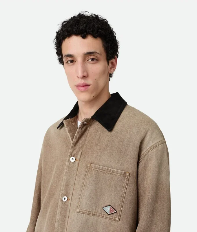 Brun denimjackor Brun denimjackor