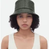 Bucket hat i Intrecciato-läder Bucket hat i Intrecciato-läder