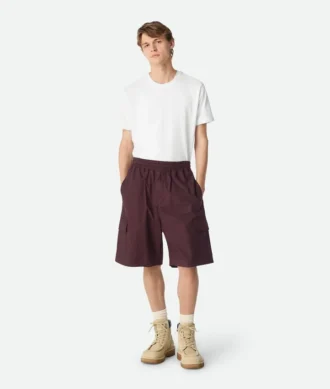 Cargoshorts i hartsbehandlad bomull