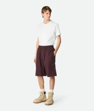 Cargoshorts i hartsbehandlad bomull