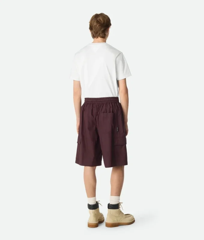 Cargoshorts i hartsbehandlad bomull Cargoshorts i hartsbehandlad bomull