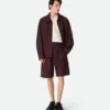 Cargoshorts i hartsbehandlad bomull Cargoshorts i hartsbehandlad bomull