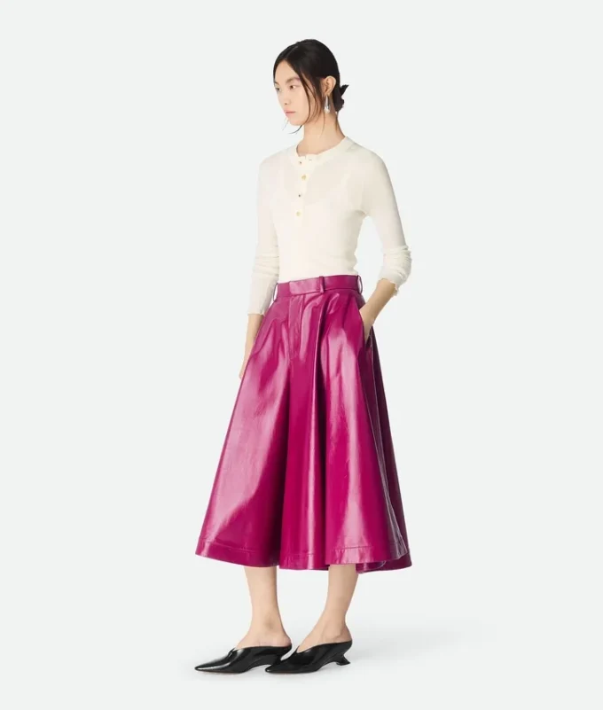 Culotte i glansigt läder Culotte i glansigt läder