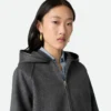 Dubbelvänd blouson i ull Dubbelvänd blouson i ull