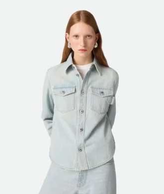 Extra blekt denimskjorta