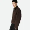 Filtad merino-shearlingjacka Filtad merino-shearlingjacka