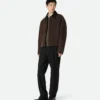 Filtad merino-shearlingjacka Filtad merino-shearlingjacka