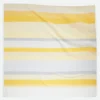 Foulard i randig silketwill Foulard i randig silketwill