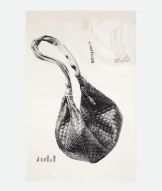 Foulard i tryckt silkestwill Foulard i tryckt silkestwill