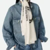 Foulard i tryckt silkestwill Foulard i tryckt silkestwill
