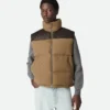 Frostad poplin-pufferväst Frostad poplin-pufferväst