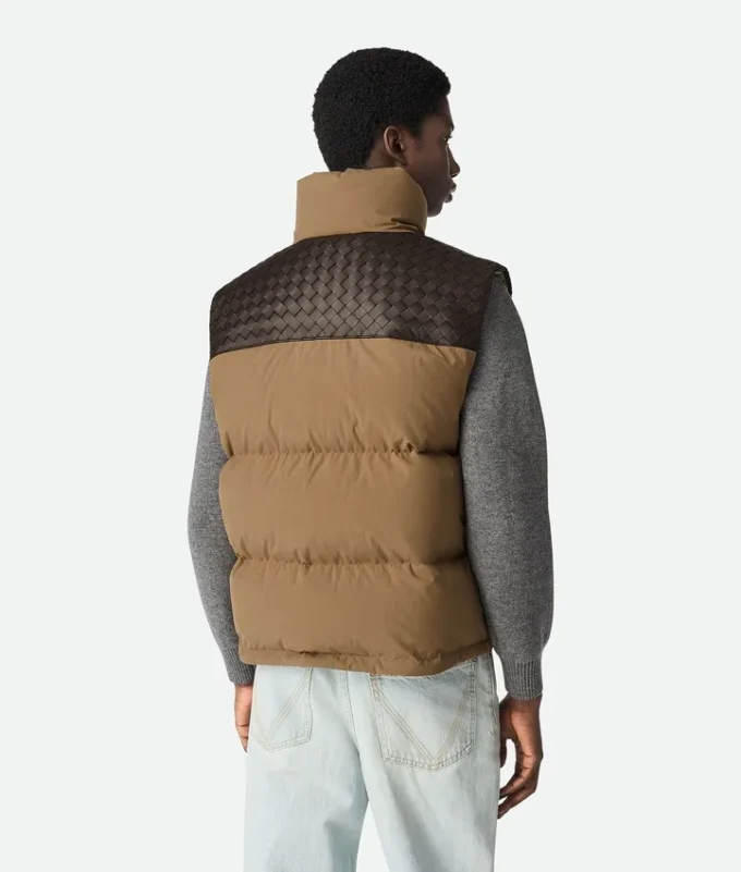 Frostad poplin-pufferväst Frostad poplin-pufferväst