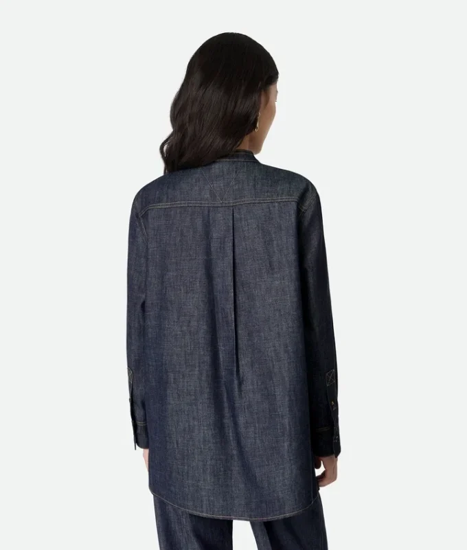 Indigo-denimskjorta Indigo-denimskjorta