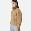 Intrecciato-blouson i mocka Intrecciato-blouson i mocka