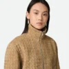 Intrecciato-blouson i mocka Intrecciato-blouson i mocka