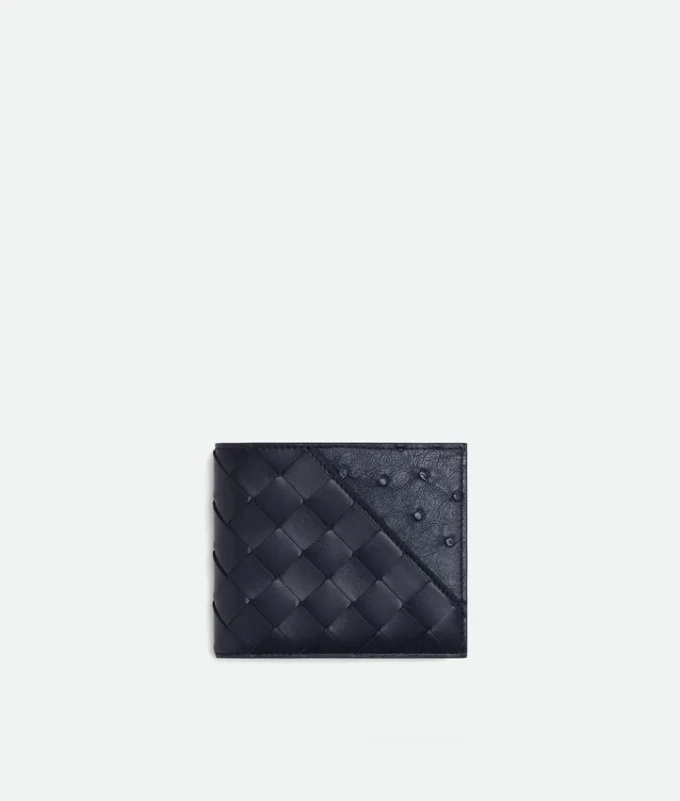Intrecciato Diagonal plånbok med två fack