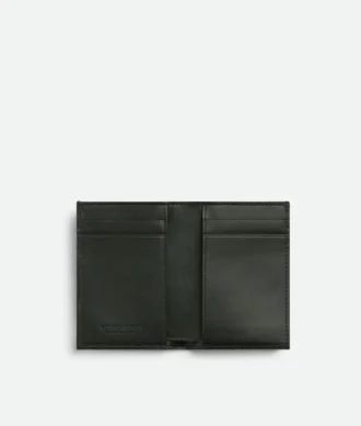 Intrecciato Diagonal Slim Flap kortfodral
