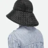 Intrecciato-hatt i läder Intrecciato-hatt i läder