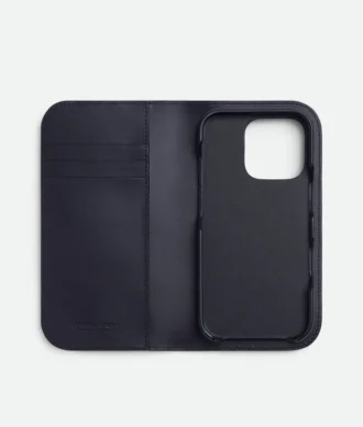 Intrecciato iPhone 16 Pro Foglio-fodral