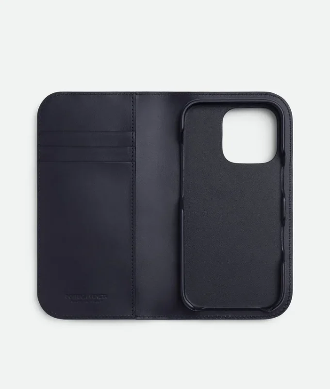 Intrecciato iPhone 16 Pro Foglio-fodral Intrecciato iPhone 16 Pro Foglio-fodral