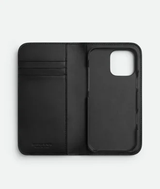 Intrecciato iPhone 16 Pro Foglio-fodral