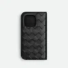 Intrecciato iPhone 16 Pro Foglio-fodral