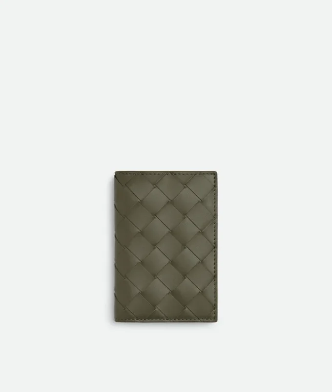 Intrecciato kortfodral med lock