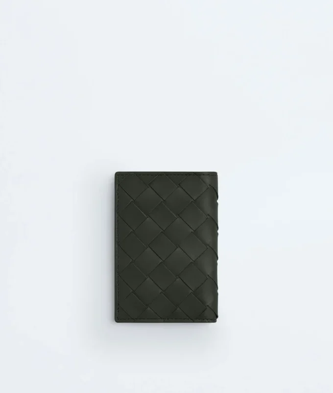 Intrecciato kortfodral med lock