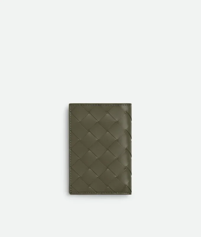Intrecciato kortfodral med lock
