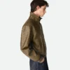 Intrecciato-läderblouson Intrecciato-läderblouson