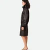 Intrecciato-läderblouson Intrecciato-läderblouson