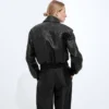 Intrecciato-läderblouson Intrecciato-läderblouson
